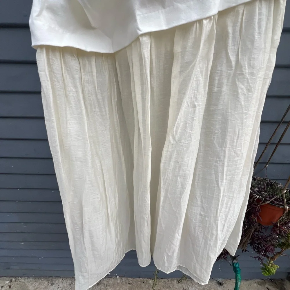 Zara Strapless White Dress - Picture 2 of 3